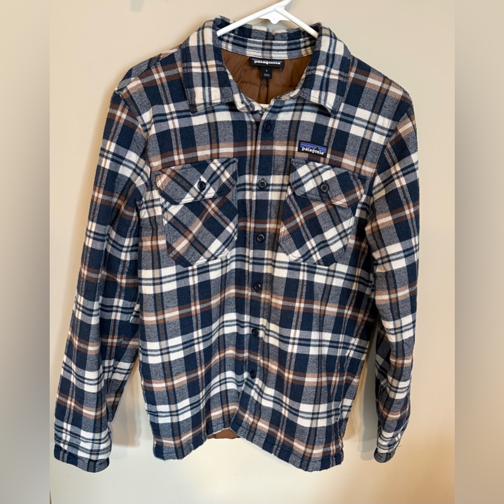 Patagonia Men’s Insulated Organic Cotton Midweight Fjord
Flannel Shirt Size Sma